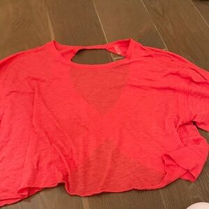 FP Movement by Free People Coral Crop Top